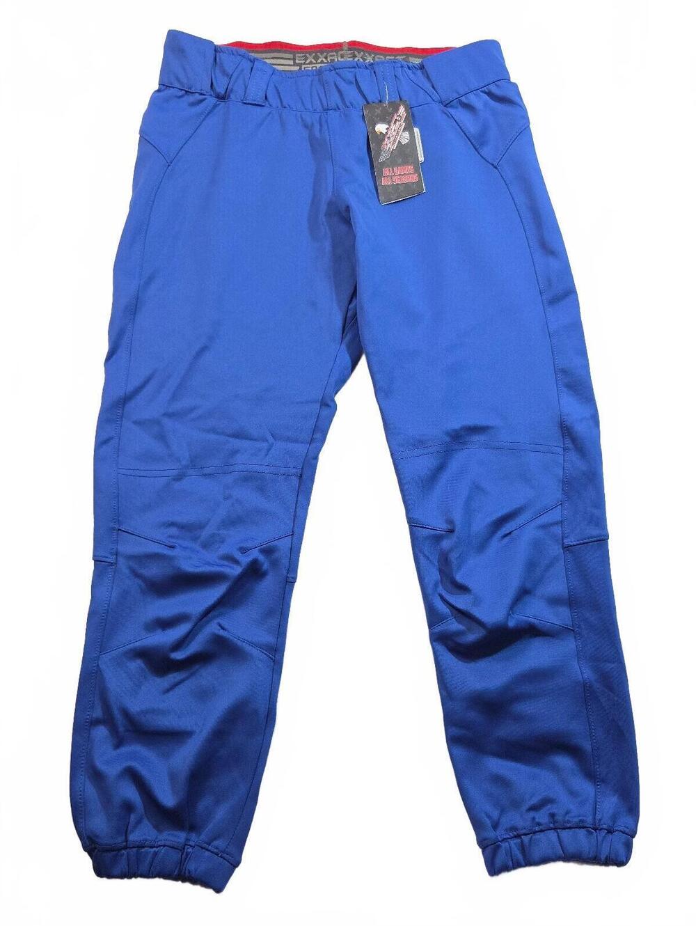 Exxact Sports Women's Softball Yoga Style Fastpitch Knicker Pants Royal Blue M